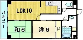 エミネンス善【4階】の間取り