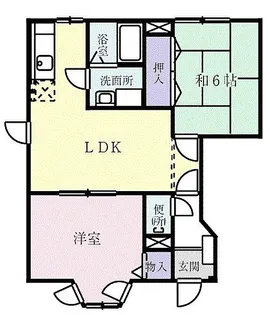 アウローラKII【1階】の間取り