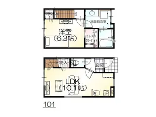 D BOX神明の間取り