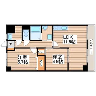 平成トモダチ館【5階】の間取り
