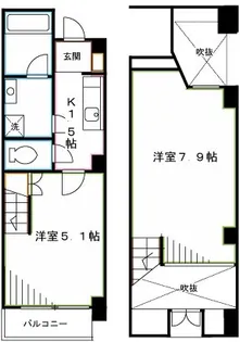 ラ・トルチュ武蔵野の間取り
