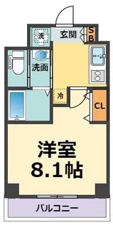 AILE鳴尾【3階】の間取り