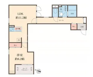 スマイル K【1階】の間取り