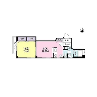 ヴィラクレール【2階】の間取り