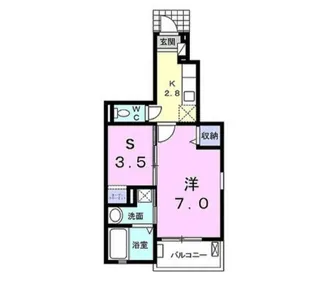 エアリー・ヴィオラ【1階】の間取り