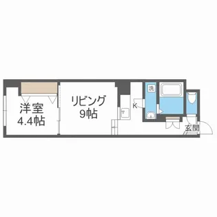 パークヒルズ中央12【8階】の間取り