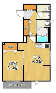 Forest Ask【3階】の間取り