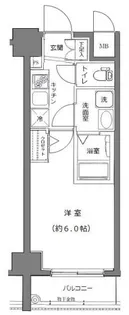 ライジングプレイス大森【6階】の間取り