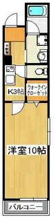 LEO四拾八番館【4階】の間取り
