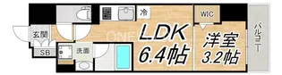 アーバネックス京町堀【8階】の間取り
