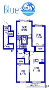 アルテ湘南IIIの間取り