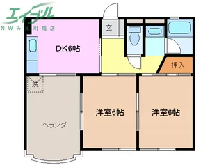 サンローヤル桑名【5階】の間取り