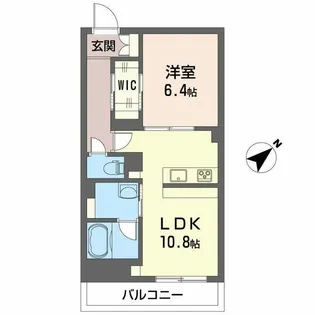 ルーチェ スール【1階】の間取り