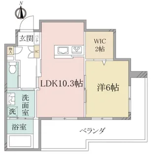 (シニア限定)ヘーベルヴィレッジ神楽坂~JS神楽坂ヒルズ~【1階】の間取り