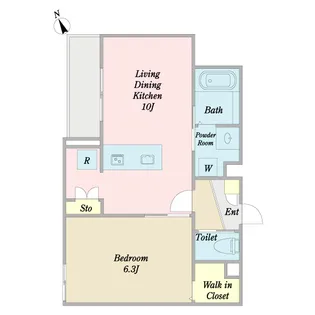 ANCHORHEIM(アンカーハイム)【2階】の間取り