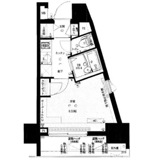 プレスタイル門前仲町【4階】の間取り