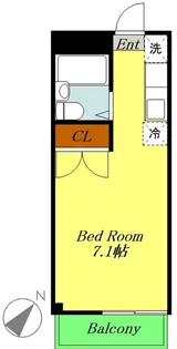 エステート幸和【3階】の間取り