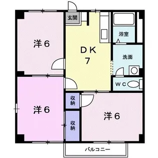 サニークレスト【1階】の間取り