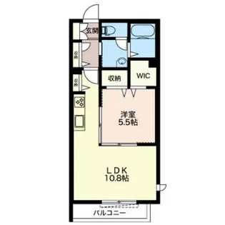 クラヴィエMO【2階】の間取り