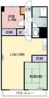 徳島セントポリア【2階】の間取り