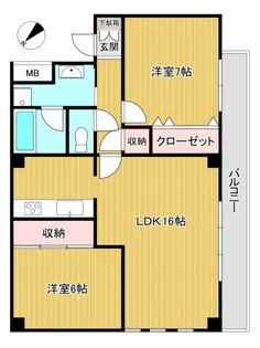 グランシャリオ【2階】の間取り
