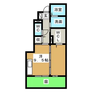 セジュールタミ A【1階】の間取り