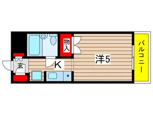 ペガサスマンション生田【4階】の間取り