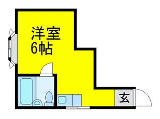 コ-ジ-フラッツ文の里【3階】の間取り