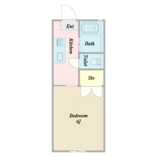 フェルドシネッペII【2階】の間取り