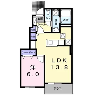 フランメゾン A【1階】の間取り