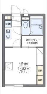 レオパレス関口【1階】の間取り