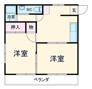 コーポゾンネ【2階】の間取り