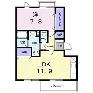 ラ・クレール【3階】の間取り