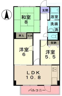 メゾン・ヴィ【1階】の間取り