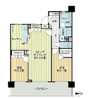 ジェイパーク田端【2階】の間取り