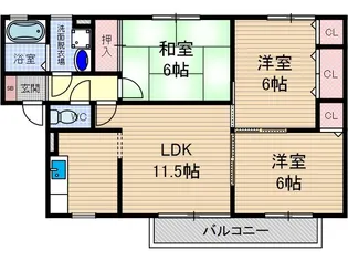 パークハイム前田【2階】の間取り