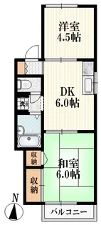メゾンブランシュ【2階】の間取り