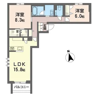 リラフォート【2階】の間取り