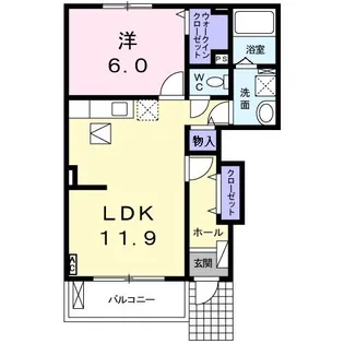 トークパレスK【1階】の間取り