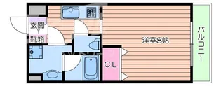 エルソル江坂【7階】の間取り