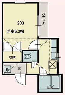 トレビ【2階】の間取り