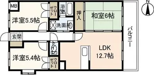 メゾンFS【5階】の間取り