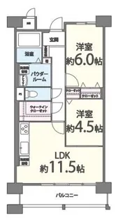 ネクスト吉塚【9階】の間取り