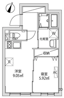 GRANDRESIDENCE ASAGAYA【1階】の間取り