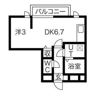 メリディアン岩沼弐番館【3階】の間取り
