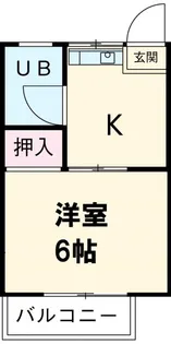 カーサTIKI幕張【2階】の間取り