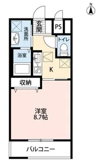 カステリーノ【2階】の間取り