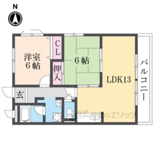 RIVERANNE【5階】の間取り