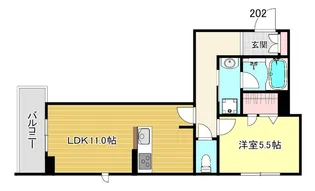 ヴィラ ヨシダ【1階】の間取り