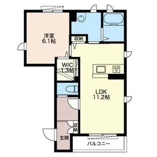 メゾン リアン I【1階】の間取り